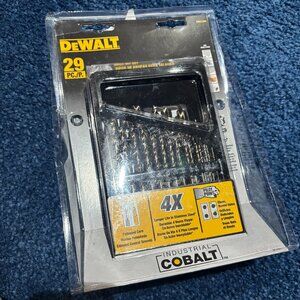 DEWALT 29 pc. Industrial Cobalt Pilot Point Drill Bit Set